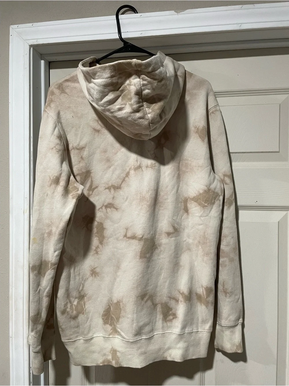 True Religion Beige Tie-Dye Logo Hoodie